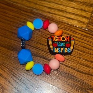 Stanley Cup Charm Stanley Accessories Handle Bracelet "Teach Love Inspire" charm